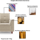 Poltrona Decorativa Estofada Confortável Sala Atenas Veludo B