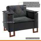 Poltrona Decorativa Estofada Cúbica Miliane Montano Estofado