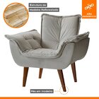 Poltrona Decorativa Estofada Eros Montana Estofados Veludo Ci