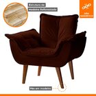Poltrona Decorativa Estofada Eros Montana Estofados Veludo Ma