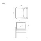 Poltrona Decorativa Estofados Bela Bege Books