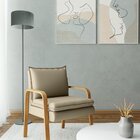 Poltrona Decorativa Estofados Bela Bege Books