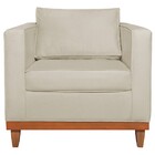 Poltrona Decorativa Europa Bouclé - Amarena Móveis - Bege