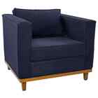 Poltrona Decorativa Europa Corano Doce Sonho Móveis - Azul Ma