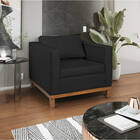 Poltrona Decorativa Europa Corano Doce Sonho Móveis - Preto