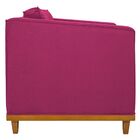 Poltrona Decorativa Europa Suede Amarena Móveis - Pink