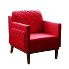 Poltrona Decorativa Fenix Matelassê Soft Vermelho - Speciale