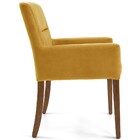 Poltrona Decorativa Fixa Base De Madeira Angel D02 Veludo Mos