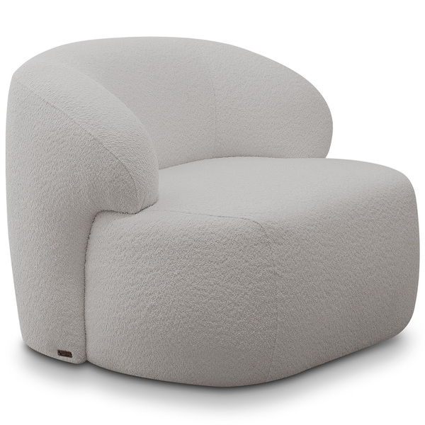 Poltrona Decorativa Fixa Orgânica Para Sala Living Barolo L06