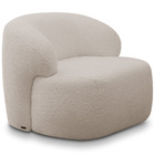 Poltrona Decorativa Fixa Orgânica Para Sala Living Barolo L06