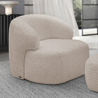 Poltrona Decorativa Fixa Orgânica Para Sala Living Barolo L06