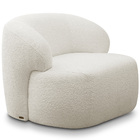 Poltrona Decorativa Fixa Orgânica Para Sala Living Barolo L06