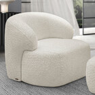 Poltrona Decorativa Fixa Orgânica Para Sala Living Barolo L06