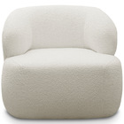 Poltrona Decorativa Fixa Orgânica Para Sala Living Barolo L06