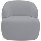 Poltrona Decorativa Fixa Orgânica Para Sala Living Barolo L06