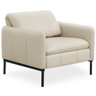 Poltrona Decorativa Fixa Retrátil Reclinável Lutor L06 Couro