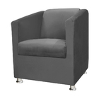 Poltrona Decorativa Gabi Para Recepção Sala E Quarto Suede -