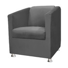 Poltrona Decorativa Gabi Para Recepção Sala E Quarto Suede Ci