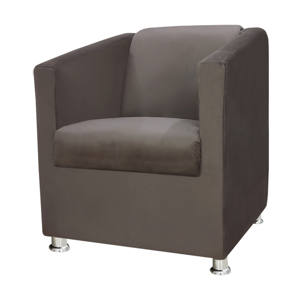 Poltrona Decorativa Gabi Para Recepção Sala E Quarto Veludo -