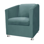 Poltrona Decorativa Gabi Para Recepção Sala E Quarto Veludo T