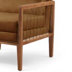 Poltrona Decorativa Gael Madeira Maciça Caramelo