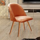 Poltrona Decorativa Gaia Para Sala, Quarto, Recepção Terracota