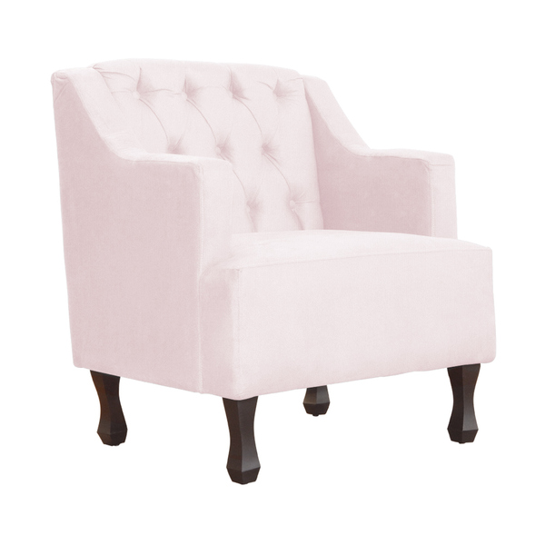 Poltrona Decorativa Genesis Para Sala Suede Cores - Ds Estofa