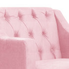 Poltrona Decorativa Genesis Para Sala Suede Cores - Ds Estofa