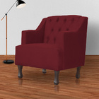 Poltrona Decorativa Genesis Para Sala Suede Cores - Ds Estofa