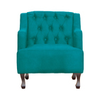 Poltrona Decorativa Genesis Para Sala Suede Cores - Ds Estofa