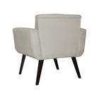 Poltrona Decorativa Geovana Veludo Bege - Montanaris Decor