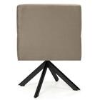 Poltrona Decorativa Giratória Base Eiffel Preto Angel B-68 Ve