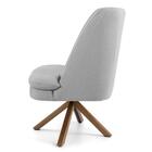 Poltrona Decorativa Giratória Base Giromad Madeira Pérsia C-3