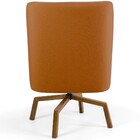 Poltrona Decorativa Giratória Base Ka Castanho Pérsia D02 Vel