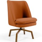 Poltrona Decorativa Giratória Base Ka Castanho Pérsia D02 Vel