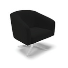 Poltrona Decorativa Giratória Cromada Kit 2 Stella Linho D03