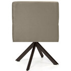 Poltrona Decorativa Giratória Eiffel Choco Angel D02 Veludo B