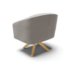 Poltrona Decorativa Giratória Ma30 Kit 2 Stella Veludo D03 -