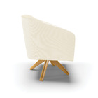 Poltrona Decorativa Giratória Ma30 Stella Cotelê Ext/veludo D