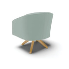 Poltrona Decorativa Giratória Ma30 Stella Cotelê Int/veludo M