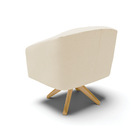 Poltrona Decorativa Giratória Ma30 Stella Linho D03 - D'rossi