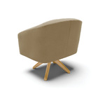 Poltrona Decorativa Giratória Ma30 Stella Suede D03 - D'rossi