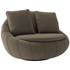 Poltrona Decorativa Giratória Sala De Estar Afrodite Veludo M