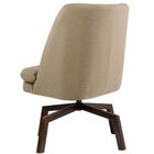 Poltrona Decorativa Giratória Sala De Estar Megara Algodão Po