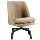 Poltrona Decorativa Giratória Sala De Estar Megara Algodão Po