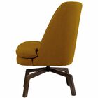 Poltrona Decorativa Giratória Sala De Estar Megara Veludo Mos