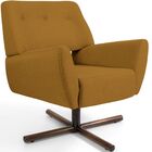 Poltrona Decorativa Giratória Sala De Estar Roma Veludo Mosta