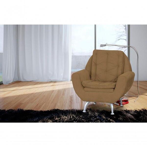 Poltrona Decorativa Glória - Dourado