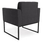 Poltrona Decorativa Industrial Preto Kit 2 Elisa Bouclê D03 -