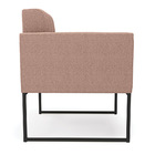 Poltrona Decorativa Industrial Preto Kit 2 Elisa Bouclê D03 -